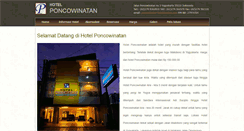 Desktop Screenshot of hotelponcowinatan.com
